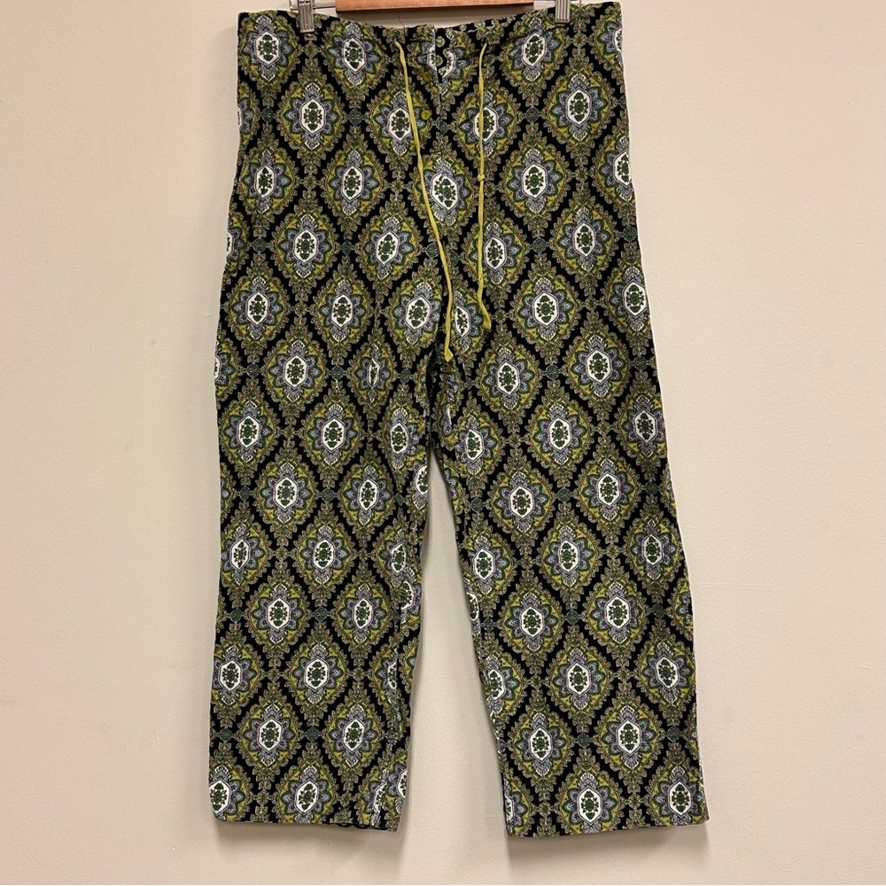 Vera Bradley Women's Patterned Pants - Green Paisley